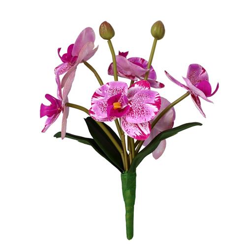 6 Heads Real Touch Phalaenopsis Orchid