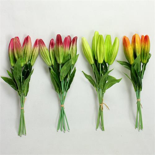 6 Heads PU Lily Bud